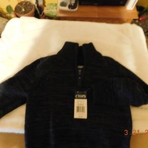 NEW With Tag BOYS XXS (4/5) CHAPS Black Sweater